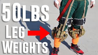 I wore Rock Lee's leg Weights for TWO WEEKS, did I get faster???