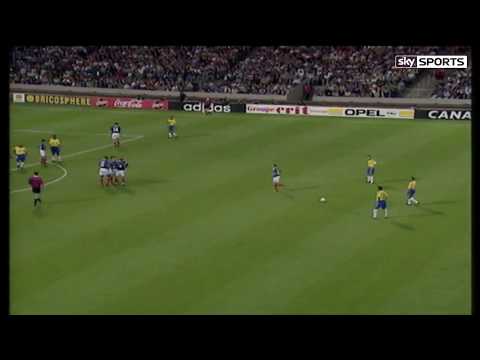 Roberto Carlos Incredible Free Kick (France 1997) (Sky Sports English Commentary) [HD]