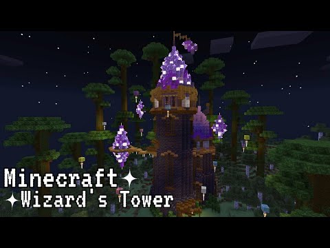 🌌 Nicki's Ultimate Wizard Tower Build 🧙‍♂️✨ | Part 1 | Minecraft Speed Build 🪄