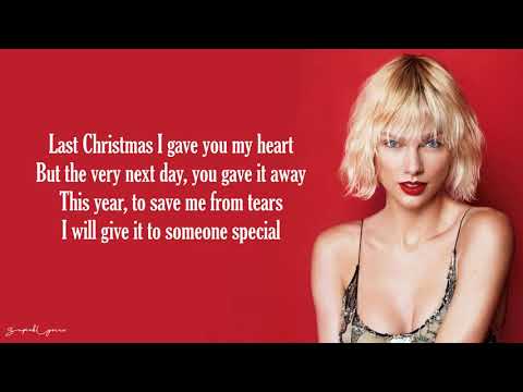 Last Christmas - Taylor Swift (Lyrics) thumnail