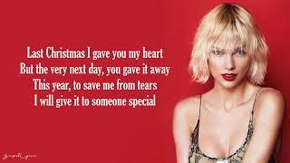 Last Christmas - Taylor Swift (Lyrics)