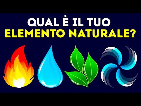 Qual è il Tuo Elemento Naturale? Scopri la Tua Personalità