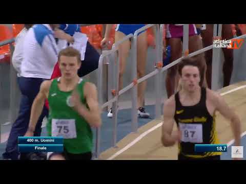 Finale 400 Uomini   Campionati Italiani Assoluti Indoor