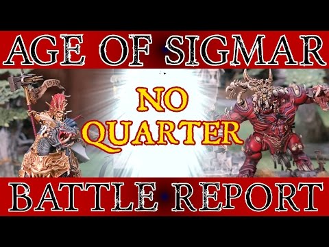 The Great Crusade - Warhammer Age of Sigmar Battle Report - Ep 3, Scenario 1 No Quarter