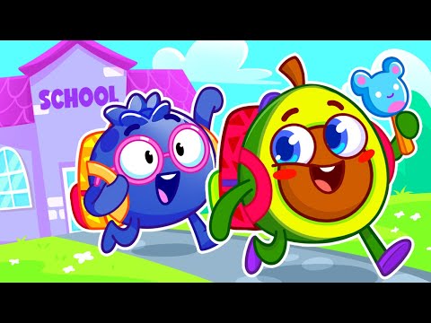 Pit and Penny School Stories with Friends 🥑 || More Funny Stories for Kids