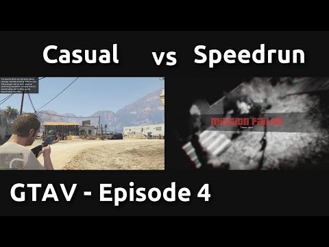 Casual VS Speedrun in GTAV #4 - Tactical Deaths