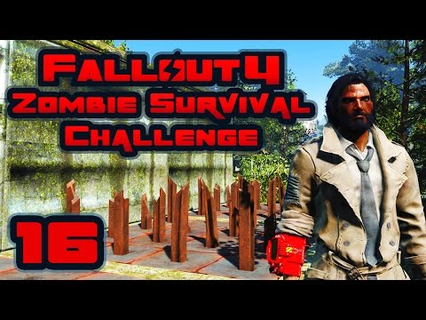Let's Play Fallout 4: Zombie Survival Challenge - Part 16 - Just Run