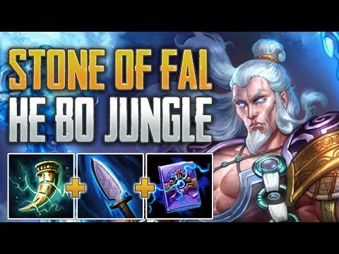 God of Too Much Damage | He Bo Jungle Gameplay (SMITE Conquest)