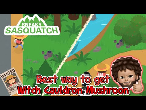 Sneaky Sasquatch - The best way to get Witch Cauldron Mushroom