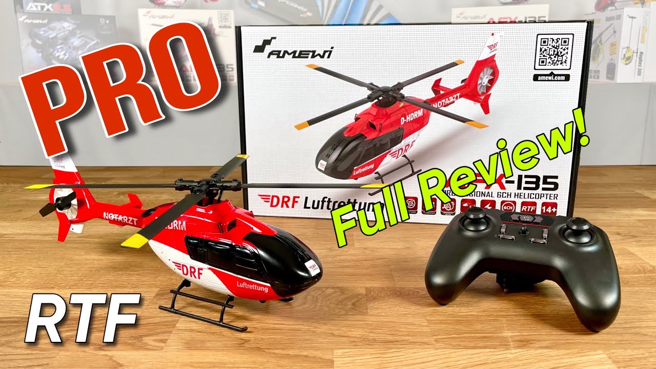 Amewi Hélicoptère AFX-135 Pro Brushless CP RTF
