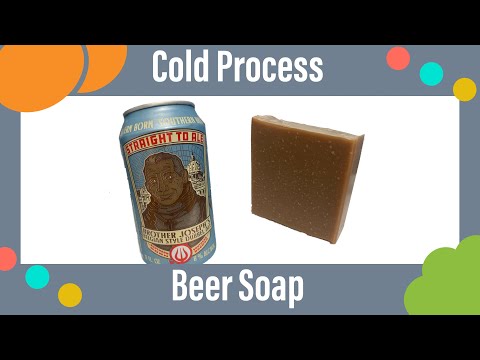 Making Cold Process Beer Soap | How to Make Beer Soap