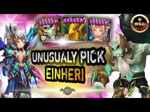 EZ PLAY CLEAVE TEAM WITH LIGHT GIANT WARRIOR IN RTA SUMMONERS WAR