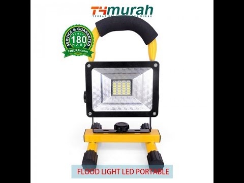 Lampu Sorot Baterai Lampu Senter Flood LED Portable 30 Watt Lampu Sorot Baterai Lampu Senter Flood LED Portable 30 Watt