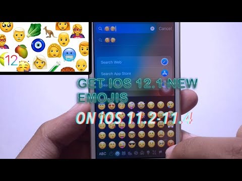 GET iOS 12.1 NEW EMOJis On iOS 11.2-11.4 (70 NEW EMOjiS)