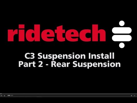 RideTech C3 1968-79 Corvette Part 2 Rear Suspension Installation