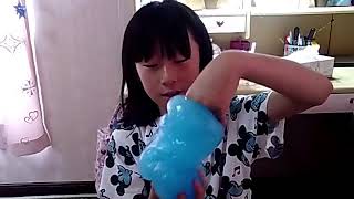 音フェチ！初めてスライム作ってみた