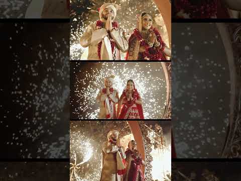 Varmala Reel | Jaipur Wedding | Sejal & Shreyansh | Manish Malhotra | Groom and Bride's grand entry!