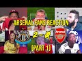 ARSENAL FANS REACTION TO NEWCASTLE UNITED 2 - 0 ARSENAL (PART 1) | FANS CHANNEL