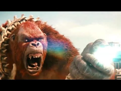 Skar King and Shimo arrive at Rio De Janeiro - Full Scene HD - Godzilla x Kong The New Empire