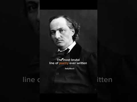The Most Brutal Line Ever Written | Charles Baudelaire’s Dark Genius 🌑 #shorts