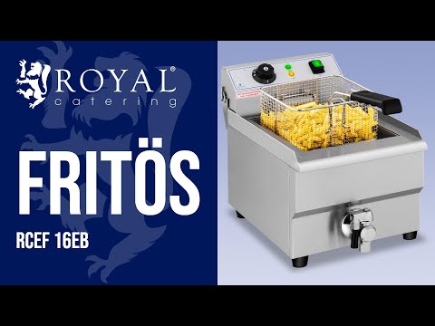 video - Fritös - 16 liter - Avtappningskran - 230 V