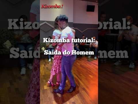Kizomba steps for beginners!  A small tutorial for the Men Saída🕺🏽