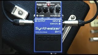 Video thumbnail for Boss SY-1 Synthesizer | No Blues Licks or Solos Included by Pedalboard of the Day