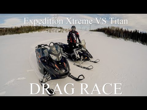 Expedition Xtreme vs Polaris Titan DRAG RACE!!