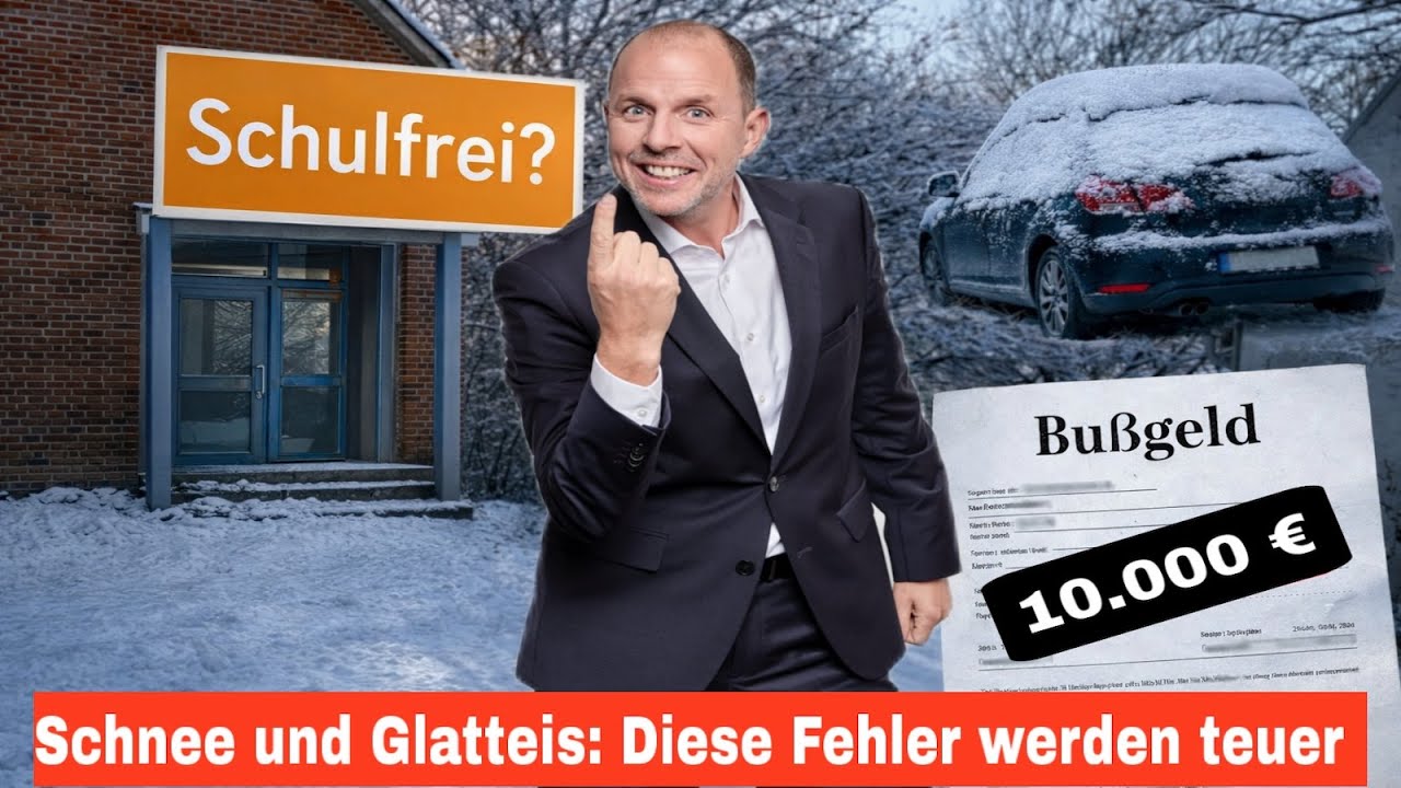 Schnee-Chaos 2026: Wann ihr morgen NICHT zur Schule/Arbeit müsst! | Anwalt Christian Solmecke