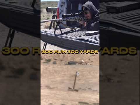 My trusty ol 300 Remington Ultra Mag slangin lead and bangin steel #wstrnelvtn #wehunt #ollin