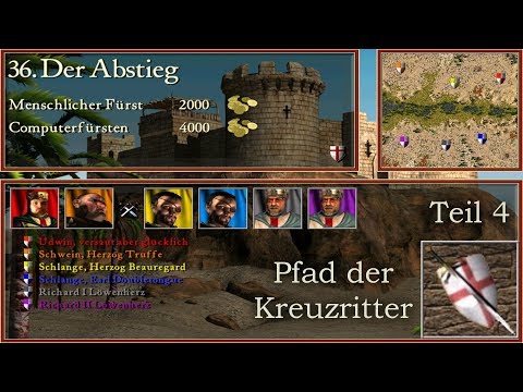 M36: Der Abstieg - Teil 4 - Kreuzritter - Stronghold Crusader | Let's Play (German)