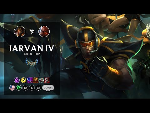 Jarvan IV Top vs Gragas - NA Challenger Patch 12.7