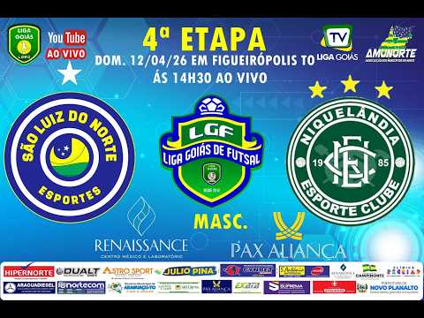 LIGA GOIÁS 2026 - SÃO LUIZ DO NORTE  X   NIQUELÂNDIA EC  - MASC