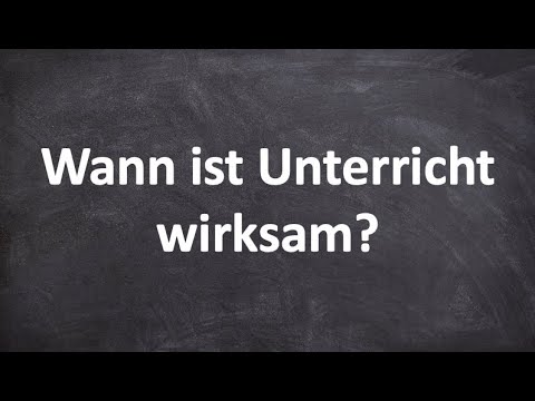 When is teaching effective? A scientific overview | Mathematics and its didactics