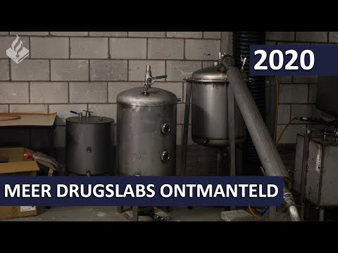 Politie ontmantelde meer drugslabs in 2020