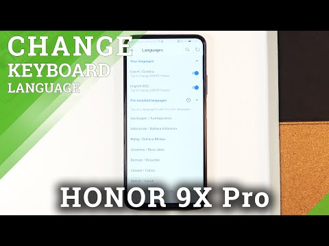 How to Change Keyboard Language in HUAWEI Honor 9x Pro – Find Dictionary Options