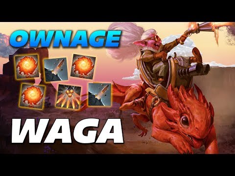 WAGA SNAPFIRE OWNAGE - Dota 2 Pro Gameplay