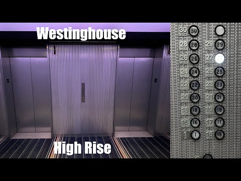 Fast Westinghouse Traction Elevators (High Rise) at the Alcoa Building in Pittsburgh, PA