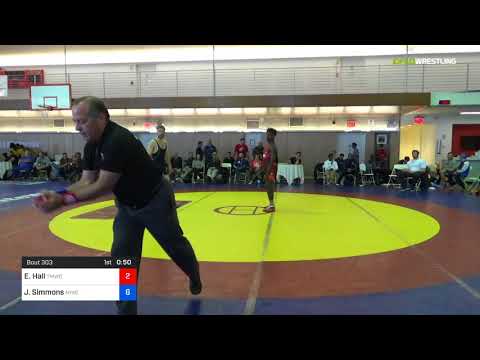 2018 Bill Farrell Memorial International/Men's Freestyle 65 3rd Place - Earl Hall (TMWC) Vs. John