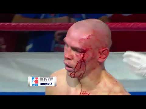 56kg Vladimir NIKITIN (Russian Boxing Team) vs Norlan YERA (Domadores de Cuba)