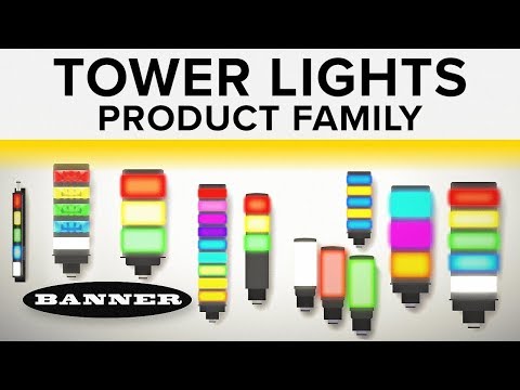 Banner TL50 50 mm LED Tower Light Indicator