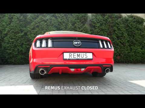 Ford Mustang GT 5.0 V8 with REMUS valve exhaust system