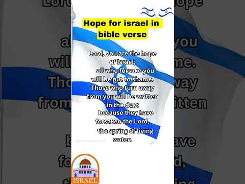 Hope for Israel in bible #bible #israel #prayer