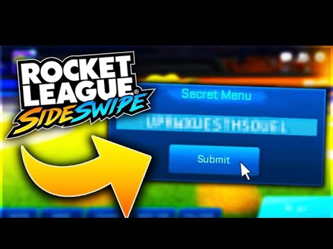 ALL ROCKET LEAGUE SIDESWIPE CODES!