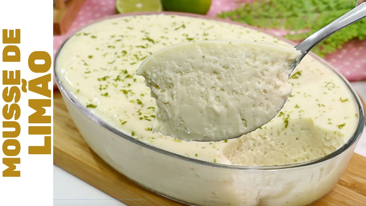 CREAMY AND ECONOMIC LEMON MOUSSE WITH JUST 3 INGREDIENTS | Refreshing, easy and no-stove