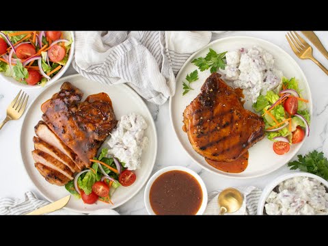 These Grilled Pork Chops Are Smothered in Sweet, Sticky Magic