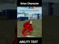 New Orion Character Ability Test 🔥 Free Fire New Character Orion Skill and Gameplay #srikantaff
