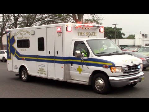 Point Pleasant Beach First Aid Squad Ambulance 348 Responding 8-1-22