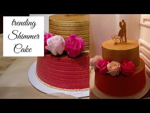shimmer cake|2 kg wedding cake