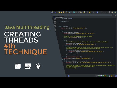 Java Multithreading 06 Creating Threads Using Threads Api 4th Technique